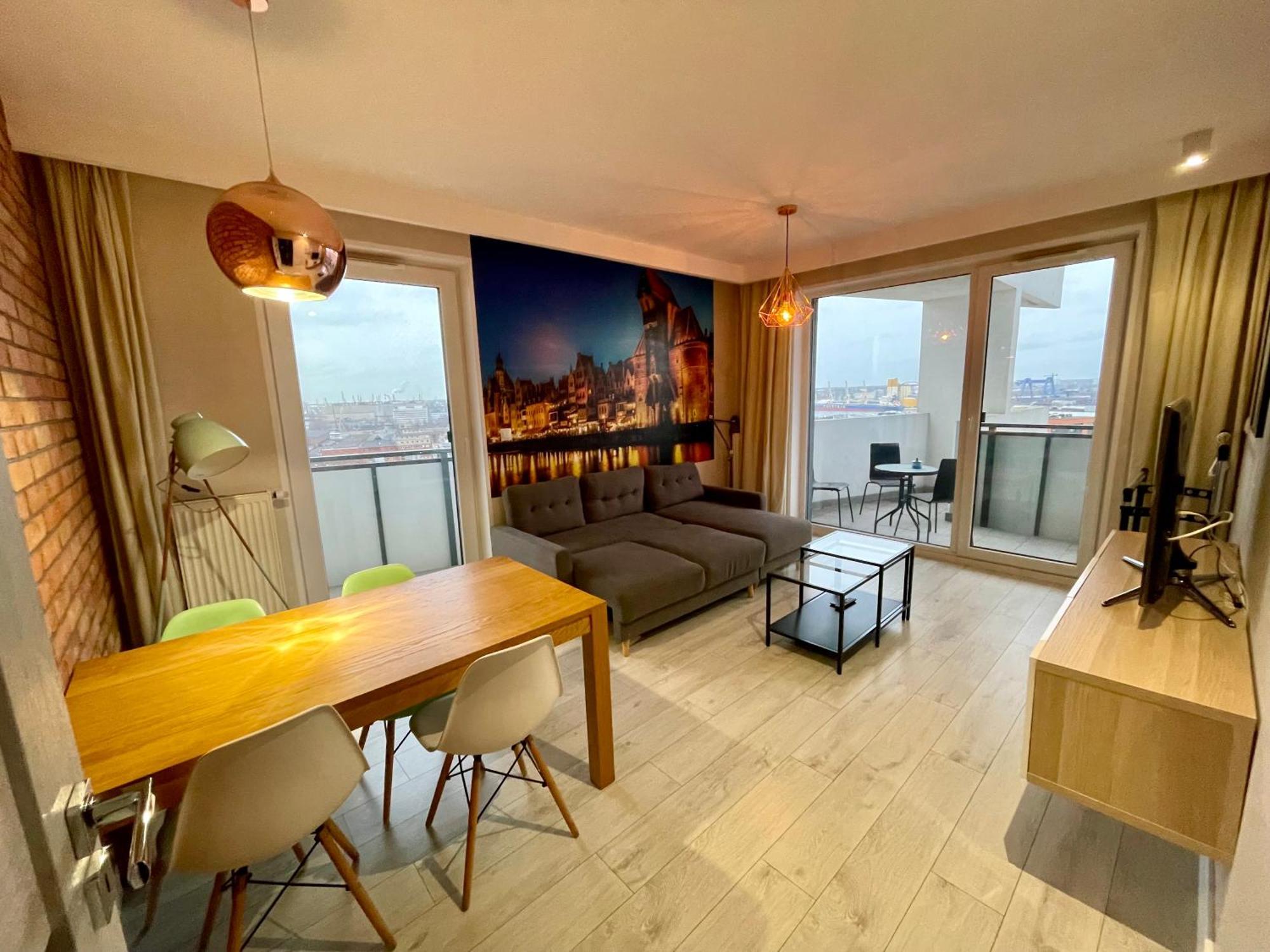 Bastion Walowa - Luxury Apartment With Beautiful View Gdaňsk Exteriér fotografie