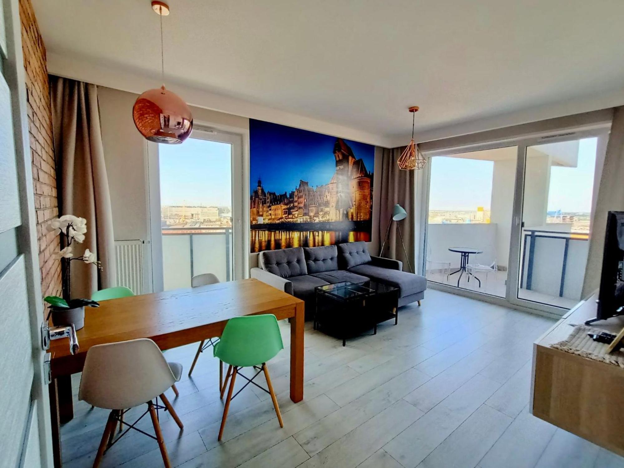 Bastion Walowa - Luxury Apartment With Beautiful View Gdaňsk Exteriér fotografie